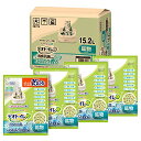 デオトイレ 猫用 サンド ナチュラルグリーンの香り17.2L(4.3L×4袋) おしっこ ペット用品 ユニチャーム