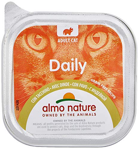 アルモネイチャー キャットフード デイリーメニュー 七面鳥入りのソフトムース 100g×32個 (ケース販売)