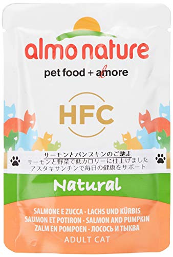 アルモネイチャー キャットフード クラシック サーモンとパンプキンのご馳走 55g×24個 (ケース販売)