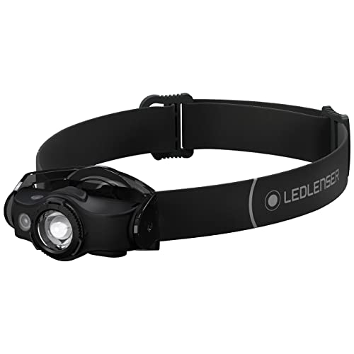Ledlenser(レッドレンザー) MH4 ブラック 防水機能 LEDヘッドライト 釣り USB充電式 日本正規品
