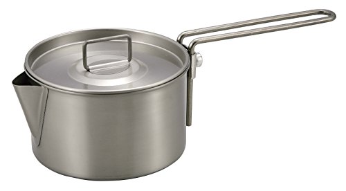 チタン製・マルチ 900ml M-9082・・Style:チタン製・原産国:日本・製品サイズ:(約)外径125×高さ72mm(本体のみ)・製品重量:(約)150g・材質:本体・取っ手・ふた/チタンニウム(底の厚さ0.5mm)(表面加工/シリ...