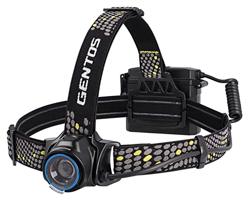 GENTOS(ジェントス) LED ヘッドライト USB充電式(専用充電池/単3電池) 350ルーメン 防水 ロングレンダー LR-H434HD