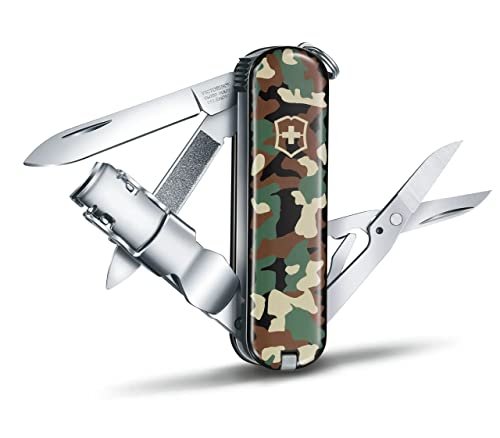 VICTORINOX(ビクトリノックス) ネイルクリップ 580 カモフラージュ 爪切り つめきり つめそうじ付き つめやすり搭載 8機能 ステ