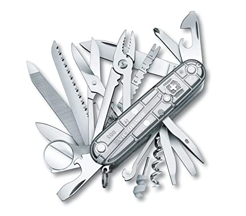 VICTORINOX(ビクトリノックス) スイスチャンプ シルバーテック 多機能 ナイフ アウトドア キャンプ プライヤー はさみ ルーペ付き