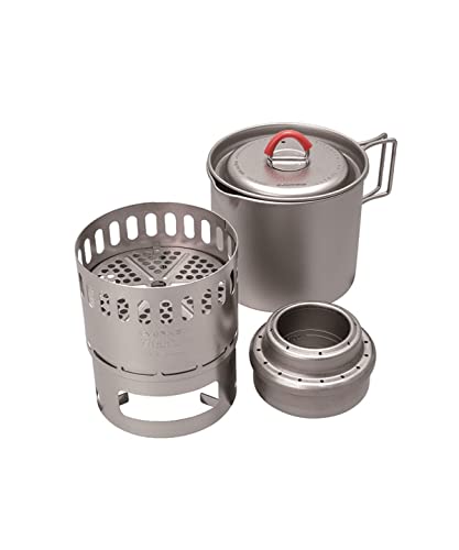 エバニュー(EVERNEW) Ti Mug pot 500 Stove set ECA538