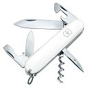 VICTORINOX(ビクトリノックス) スパルタン ホワイト 多機能 ナイフ アウトドア 防災グッズ コルクせん抜き マイナスドライバー付き