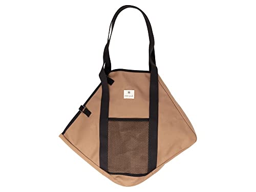 コンプリート収納ケース・ M ST-033BR・・Size:M・材質：6号帆布（パラフィン・PU加工）、アクリルテープ（中芯：PP）、ナイロンメッシュ、プラスチック・サイズ：W600×H500×D60mm　重量：約480gタフスペックの焚火台M専用ケース。焚火台Mやベースプレート、炭床などのオプションも一緒に収納できます。車載時や持ち運びに便利です。