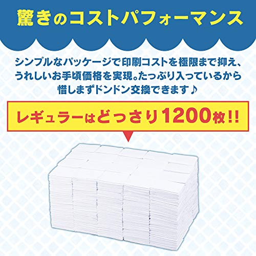 アイリスオーヤマ ペットシーツ 超薄型 小型犬 その他 レギュラー 1200枚入 (ケース販売)