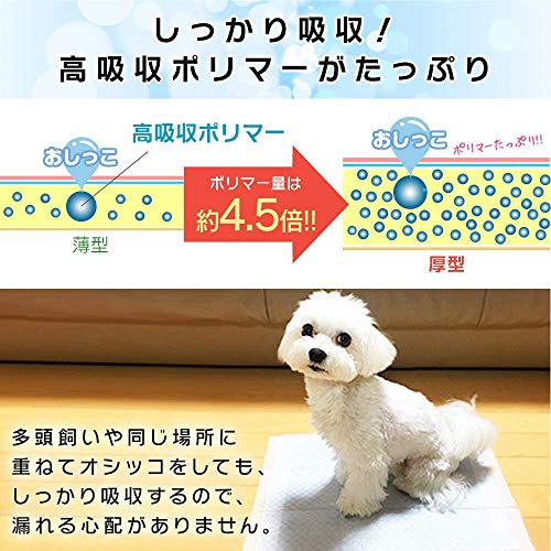 アイリスオーヤマ ペットシーツ 厚型 抗菌 消臭 小型犬 レギュラー 400枚入 (ケース販売) 3