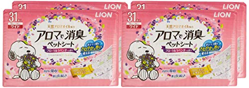 クロスワン 楽天市場店のライオン (LION) ライオン アロマで消臭ペットシート ワイド 31枚入×8個 (ケース販売)｜アングル2