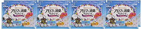 ライオン (LION) ライオン アロマで消臭ペットシート レギュラー 62枚入×8個 (ケース販売) 2