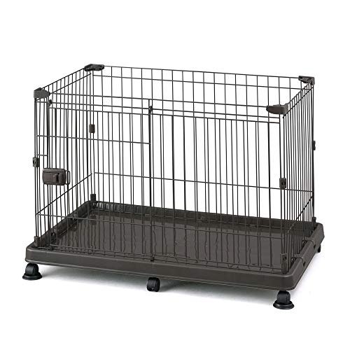 アイリスオーヤマ システムサークルトレー付き STS-600TN ブラウン 小型犬用 幅93×奥行63×高さ64.5cm