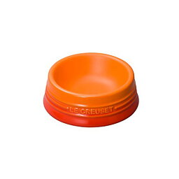 ル・クルーゼ(Le Creuset) ペットボウル ペットボール(S) オレンジ 犬 猫 防汚 電子レンジ 対応 【日本品】