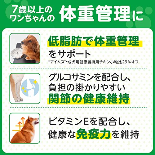 アイムス (IAMS) ドッグフード 7歳以上用 体重管理用 小粒 シニア犬用 12kg 3