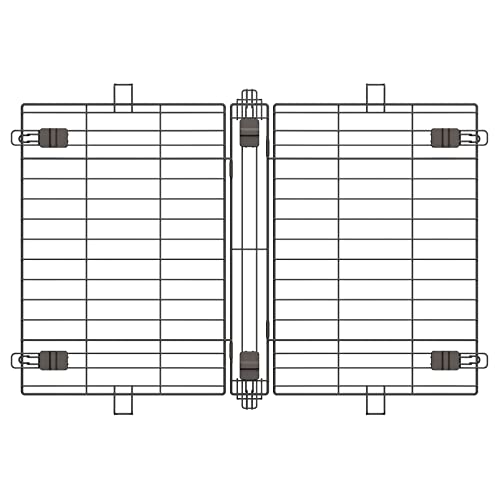 アイリスオーヤマ ウッディサークル用屋根 PWSY-960V ウォールナット