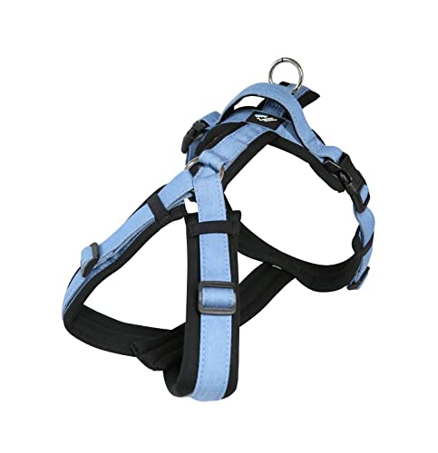 Hakusan ゼロハーネス 負担軽減 犬用ハーネス サイズ調整可 簡単着脱 夜間反射材 軽量 通気 ハンドル付き ネームプレート L サイズ