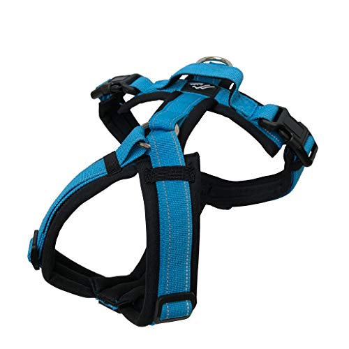 ・black XL ZERO-H-BKTQ-XL・・Size:XLColor:black・Inventive and high-quality Japanese harness with many unique features.説明 令和元年に発売開始、その名もゼロハーネス。 首や気管に負担がかかりにくく、体に当たる部分はクッション性が高く、ハンドル付き。 ゼロハーネスは、Y型タイプとなり首や気管に負担がかかりにくい形状。 首回りも胴回りも調整ができるので愛犬にジャストフィットすることができる。 さらに体に当たる部分はクッション性が高いネオプレーン素材を採用しているので負担がかかりにくい+優しいフィット感を実現。 そして、両サイドバックルタイプなので足を上げることなく直用できるのも大きなポイント。 さらにさらに、XSサイズからは便利なハンドルが付いている。(一番小さいサイズのXXSはハンドルなし) バックルは安全性が高いものを採用しており、ハンドル部分の持ち手もクッション性がある。