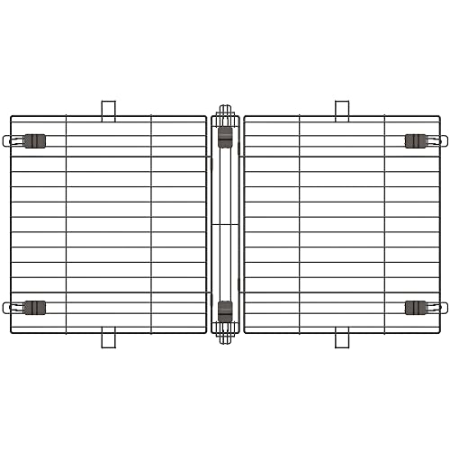 アイリスオーヤマ ウッディサークル用屋根 PWSY-1260V ウォールナット