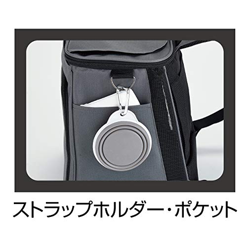 ペティオ (Petio) Porta 移動や出先でくつろぐリュックキャリー グレー Sサイズ