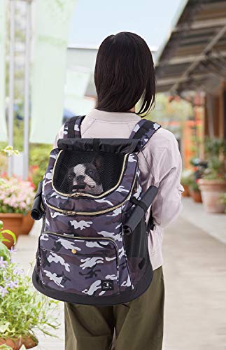 クロスワン 楽天市場店のペティオ (Petio) Porta ポルタ ドッグリュックキャリー カモフラ｜アングル2