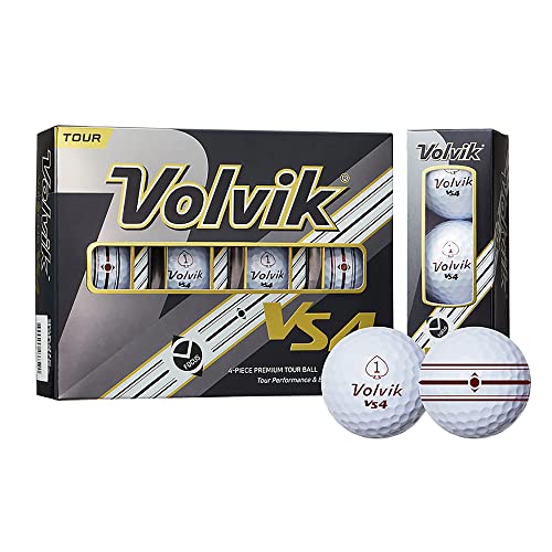 ボルビック 2022年 Volvik(ボルビック) VS4 ホワイト 1ダース(12個入)