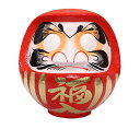 高崎だるま 赤 新型 38x34x39cm 商賣繁昌・社内安全 HKDM-NEW-RE-12