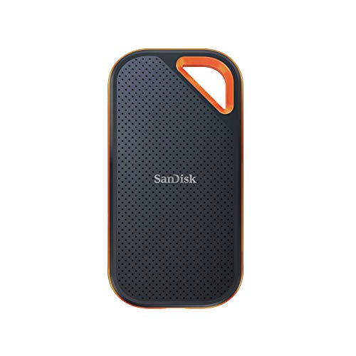 【】SanDisk SSD 外付け 2TB USB 3.2 Gen 2x2 最大2000MB/秒 防滴防塵 SDSSDE81-2T00-GH25