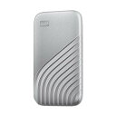 ウエスタンデジタル(Western Digital)WD ポータブルSSD 2TB シルバー USB3.2 Gen2 Type-c My Pas(2)