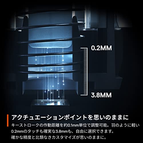 SteelSeries ラピッドトリガー 搭載 ゲーミングキーボード ミニサイズ Apex Pro Mini US 有線 英語配列 OmniPo