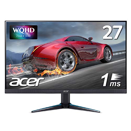 日本エイサー Acer ゲーミングモニター Nitro VG270Ubmiipx 27インチ IPS 非光沢 WQHD 1ms 75Hz Fre