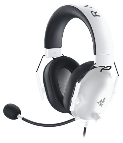 Razer BlackShark V2 X White ゲーミングヘッドセット 3.5mmアナログ 7.1ch サラウンド 特許技術採用50mm