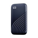 ウエスタンデジタル(Western Digital) WD ポータブルSSD 2TB ブルー USB3.2 Gen2 Type-c My Pas