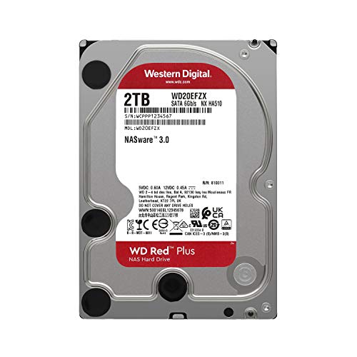Western Digital ウエスタンデジタル WD Red Plus 内蔵 HDD ハードディスク 2TB CMR 3.5インチ SATA