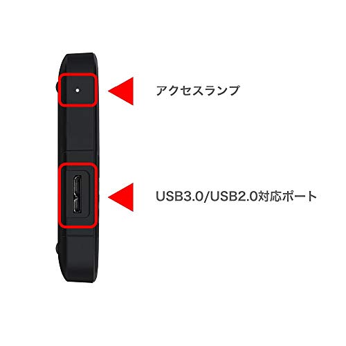 ウエスタンデジタル(Western Digital)WD ポータブルHDD 1TB USB3.0 ブラック WD Elements Portab