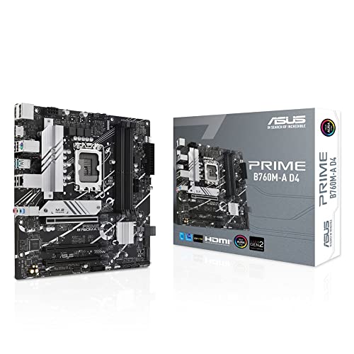 ASUS INTEL 第13.12世代 LGA1700 対応 B760M 搭載 マザ―ボード PRIME B760M-A D4 / 国内正規店品 ASUS INTEL 第13.12世代 LGA1700 対応 B760M 搭載 マザ―ボード PRIME B760M-A D4 / 国内正規店品