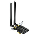 TP-Link WiFi ワイヤレス アダプター 無線LAN Wi-Fi6 PCI-Express Bluetooth5.0 2402 + 57