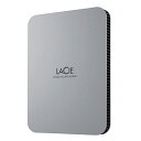 LaCie 外付けHDD ハードディスク 4TB Mobile Drive Mac/iPad/Windows対応 ムーン・シルバー 3年 STL