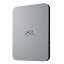 LaCie 外付けHDD ハードディスク 4TB Mobile Drive Mac/iPad/Windows対応 ムーン・シルバー 3年 STL