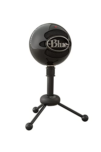 Logicool G Blue Snowball BM250BK USB ゲーミングマイク コンデンサーマイク 単一指向性 実況 ストリ..