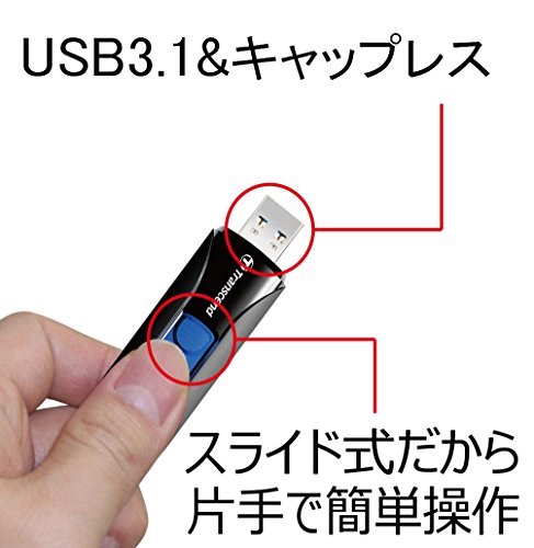 �ȥ�󥻥�ɥ���ѥ� �ȥ�󥻥�� USB���� 512GB USB 3.1 ���饤�ɼ��ڥǡ������쥽�ե�̵���󶡡� TS512GJF790K