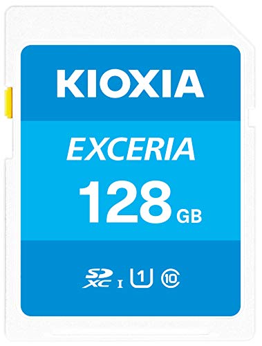 KIOXIA キオクシア 旧東芝メモリ SDXCカード 128GB UHS-I Class10 最大読出速度100MB/s 日本製 国内正規品