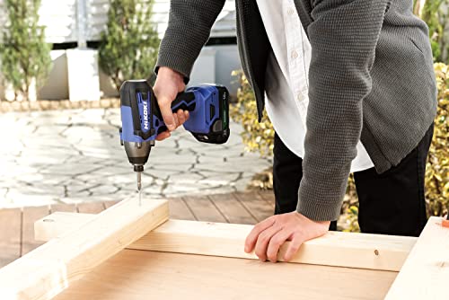 HiKOKI(ハイコーキ) 18V コードレス インパクトドライバ 高トルクタイプ 2.0Ah 蓄電池×2個 充電器 ケース付 FWH18DF(