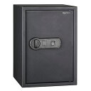 Amazonベーシック 電子式 金庫 家庭用 指紋認証 51L 35×33×50cm ブラック