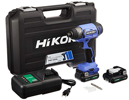 HiKOKI(ハイコーキ) 10.8V コードレスインパクトドライバ 1.5Ah バッテリ2本・充電器・ケース付 FWH12DAL(2ES)