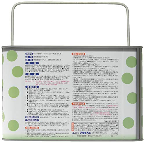 アサヒペン NEW水性インテリアカラー和室カベ用 5L 黄じゅらく ペンキ 塗料 ツヤ消...