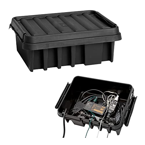 タカショー イルミネーション コンセントボックスL 【LSO-70】 保護 分岐 ガーデンライト 雨 ケース 箱..