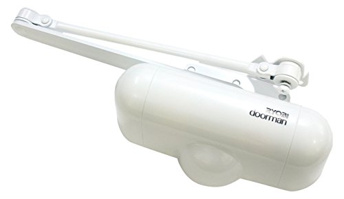 乐天商城 - リョービ ドアクローザ 機能付ドアマン ホワイト 箱入 S-101PV