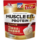 ウイダー マッスルフィットプロテインプラス カフェオレ味 840g ホエイ・カゼイン・大豆の3種混合プロテイン プロテインの働き強めるEルチン配