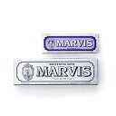 MARVIS(マービス) ホワイト・ミント×& ジャスミン・ミントお得セット 歯磨き粉 爽やかミント味と華やかな香りのジャスミン・ミント味 オー(4)