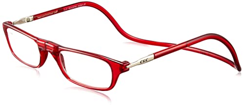 老眼鏡・レッド +1.00-(FREEサイズ) Clic Readers・・Color:レッドSize:+1.00-(FREEサイズ)・SIZE:+1.00-(FREEサイズ) 高さ:3cm フレームの長さ:14cm・SIZE:+3.00-...